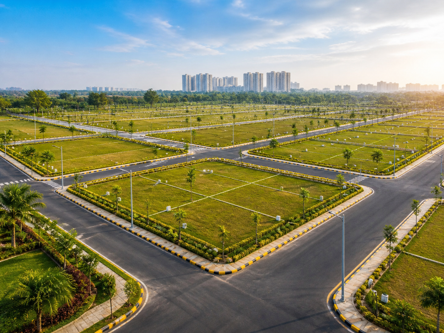 Premium open plots